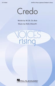Credo SATB choral sheet music cover Thumbnail